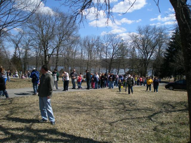 2013 Egg Hunt Prize Line-Photo by Connie Ehrhart